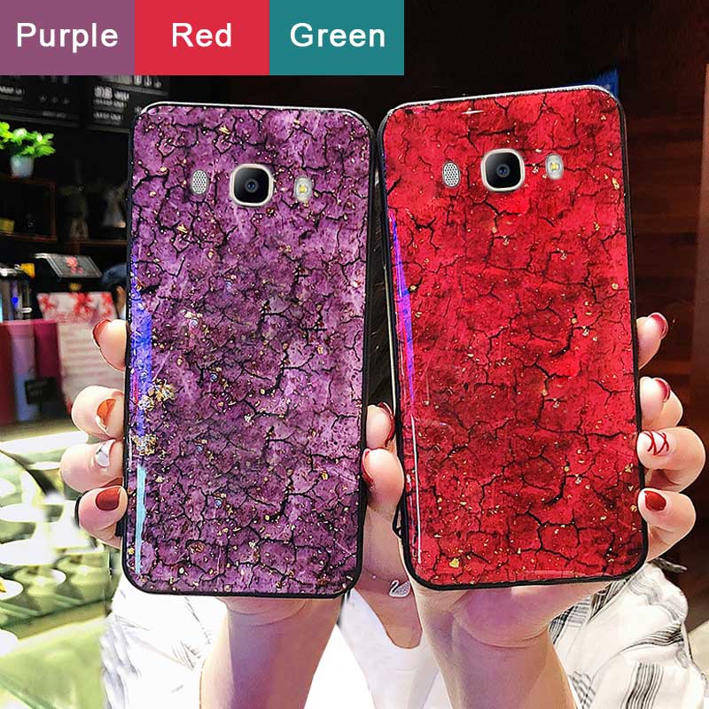 Casing Samsung Galaxy J3 J7 15 16 J7 Pro 17 J7 Prime J7 Core 17 A6 A6 Plus A8 A8 Plus 18 J7 Plus Hard Phone Case Fashion Mareble