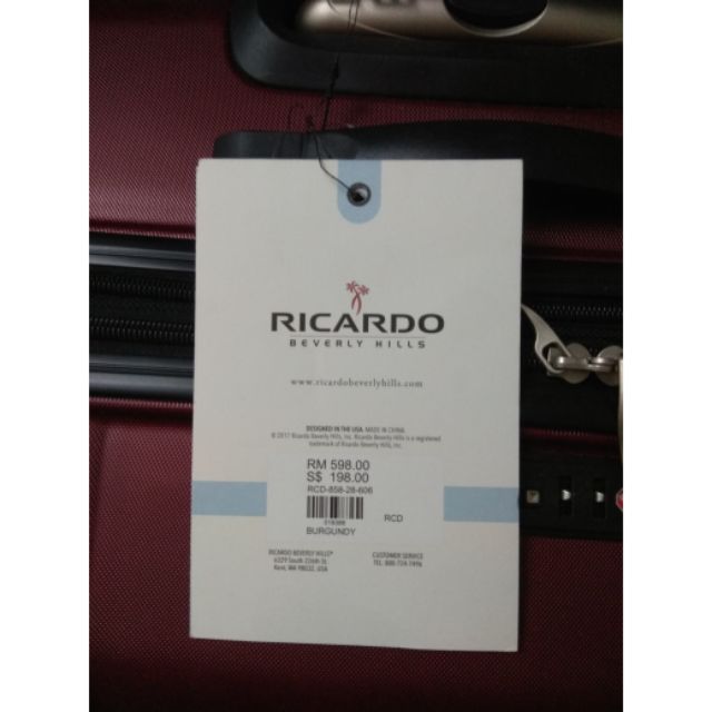 ricardo brand luggage