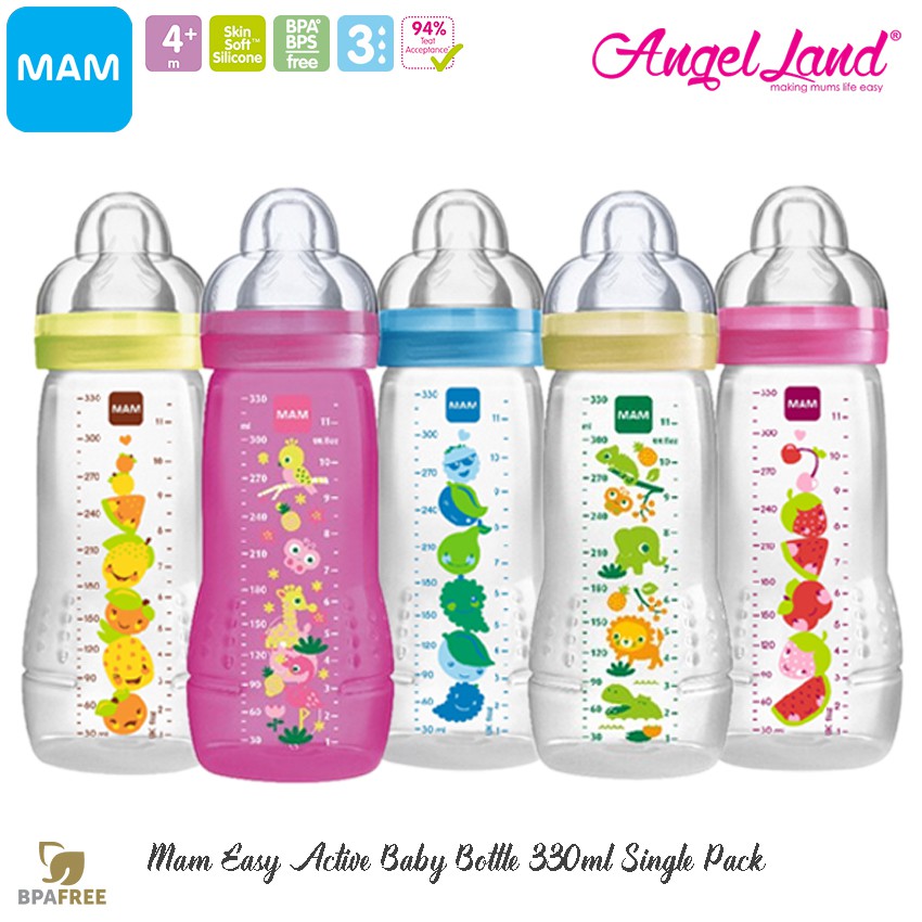 mam easy active baby bottle 330ml