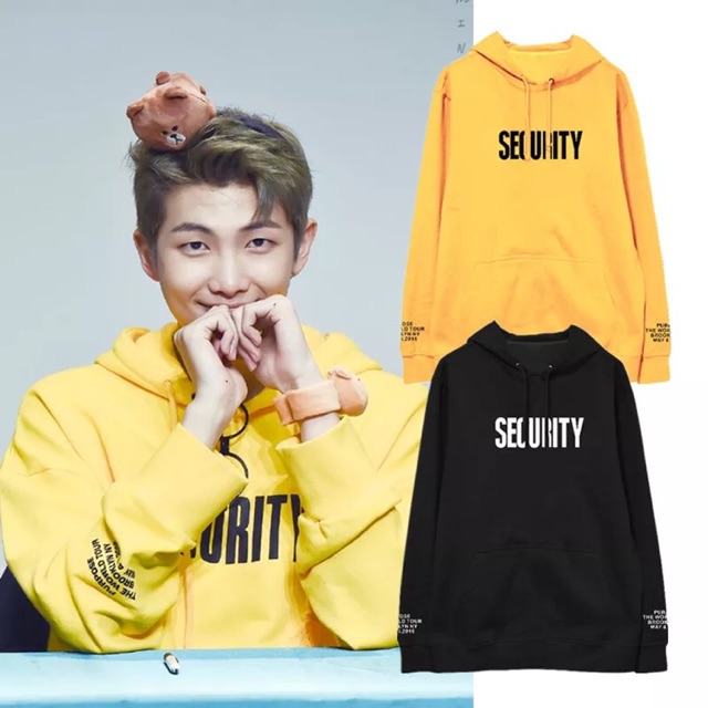 rap monster security hoodie