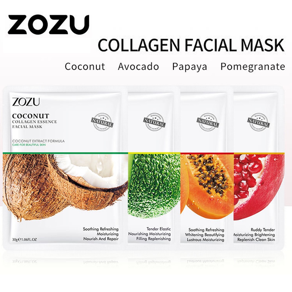 ROREC ZOZU Collagen Essence Fruit Extract Natural Moisturizing Facial