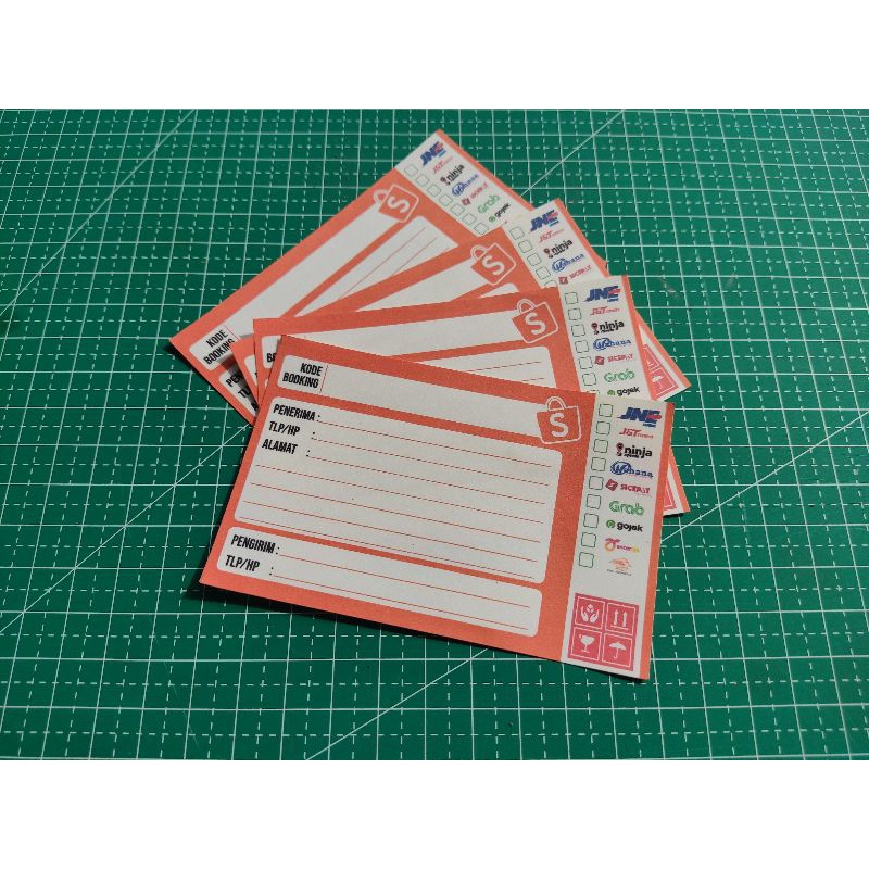 Shopee Shipping Label Stickers Size 6.5x10 cm Shopee Malaysia