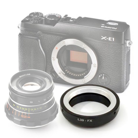 Leica L39 M39 to Fujifilm Lens Mount Adapter L39 M39-FX Fuji X-Pro1 X-E1 X-Pro1 X-A1 X-M1 FX Cameras Manual Focus