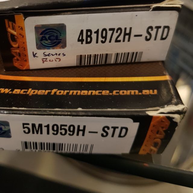 Honda K20 K20A2 K24A ACL RACE Bearing Set Standard Size Shopee Malaysia