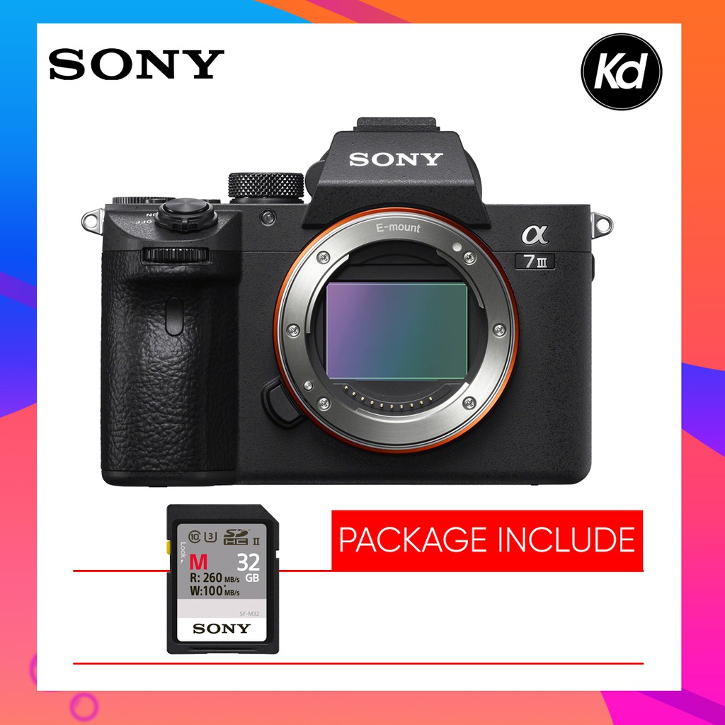 Sony Alpha a7 III / a7III / a73 Mirrorless Digital Camera ...