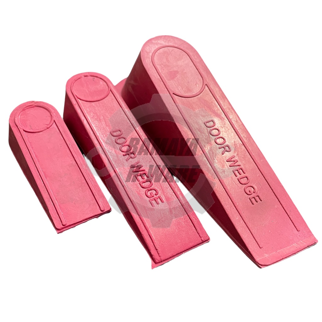 Red Rubber Door Wedge Stopper. Rubber Door Wedge. Getah Pintu Bilik. Doorstoppers