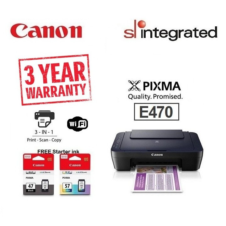 pixma ink efficient e470