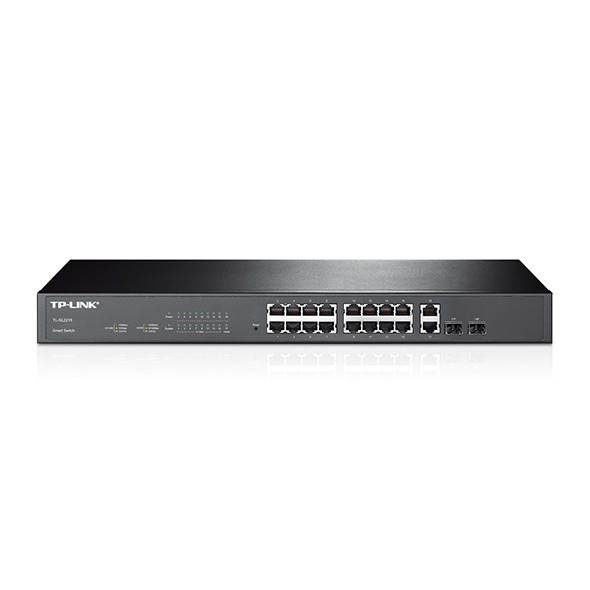 TP-LINK 16-PORT GIGABIT SMART STD + 2-PORT + 2-PORT SFP SWITCH (TL ...