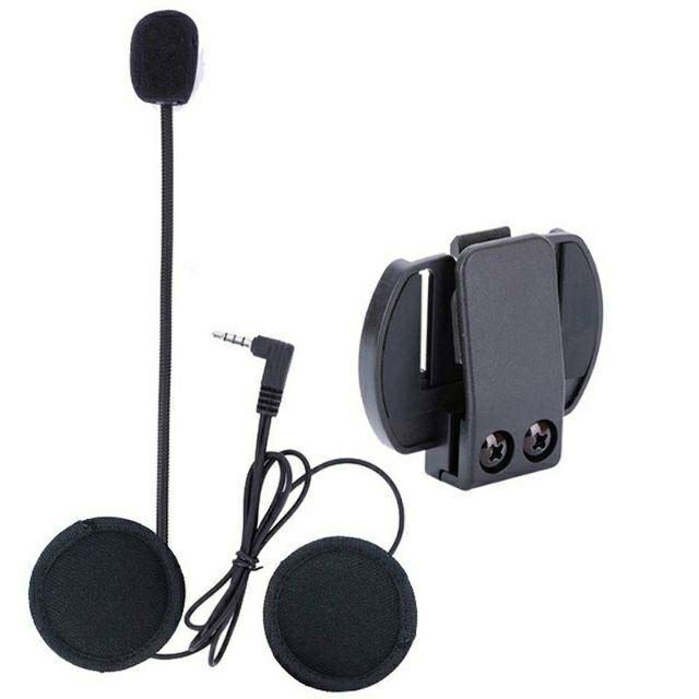 Acouto Bluetooth Headset Headphone Microphone V4/V6 Motorcycle Helmet Intercom 