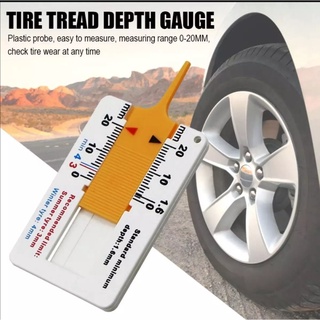 Tyre Tread Depth Gauge Car Truck Motorcycle Trailer Wheel Measuring Tool NEW 