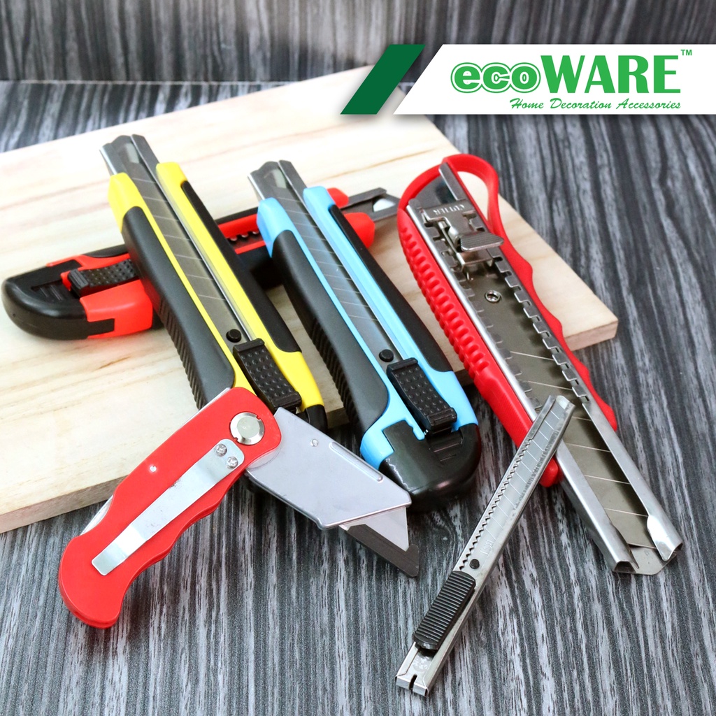 ecoWARE Z286 19mm High Quality Snap Off Blade Multipurpose Retractable