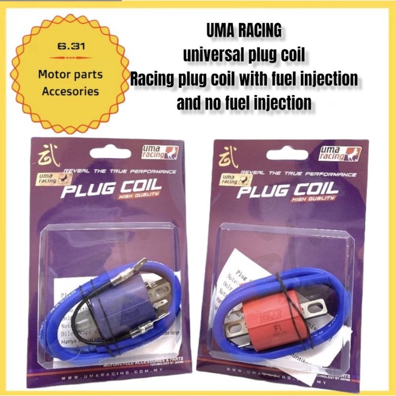 UMA RACING UNIVERSAL PLUG COIL RACING FUEL INJECTION & NO FUEL