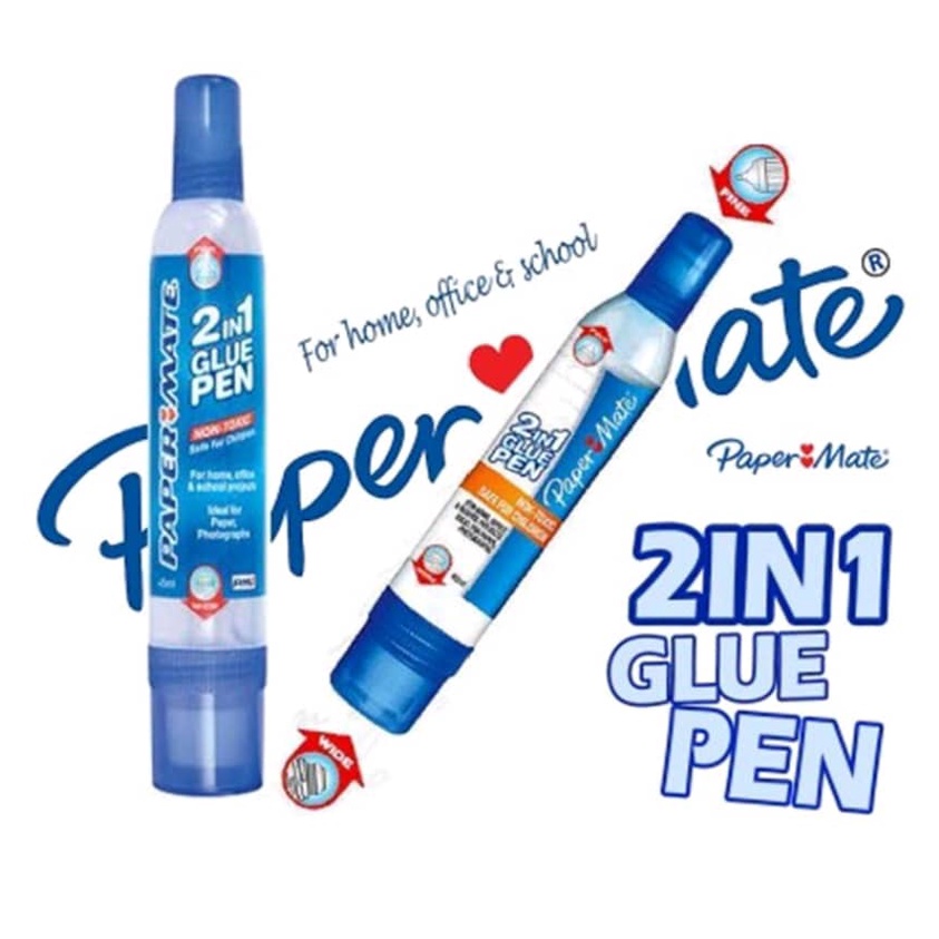 PaperMate 2in1 Glue Pen 45ml Shopee Malaysia