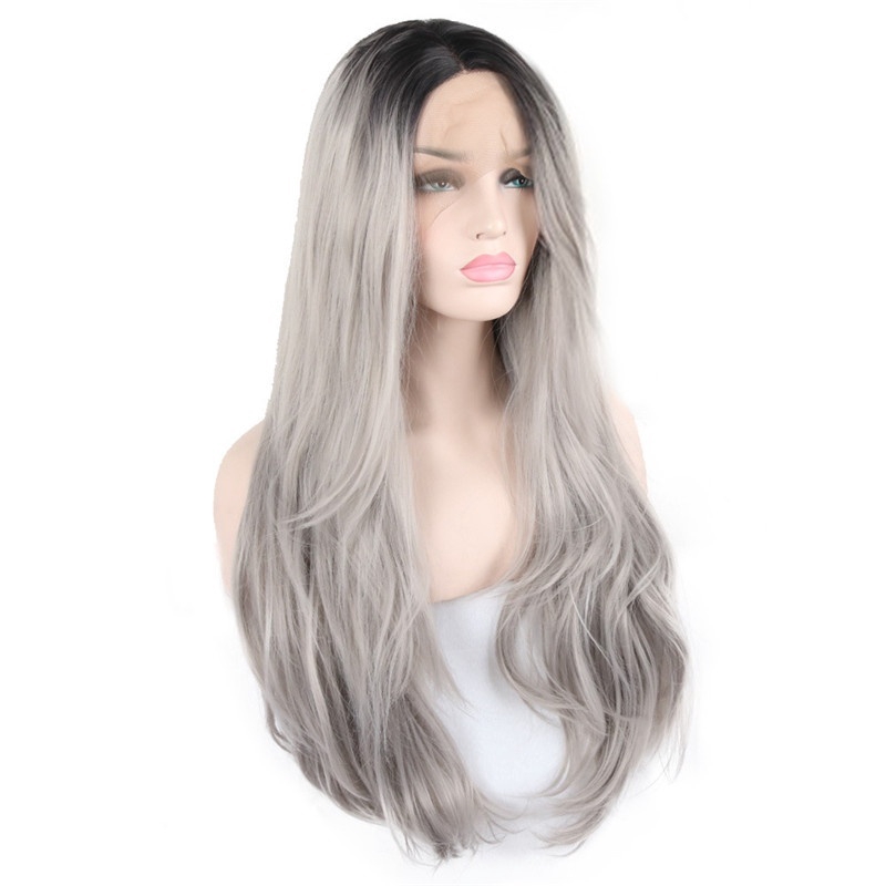 grey wig