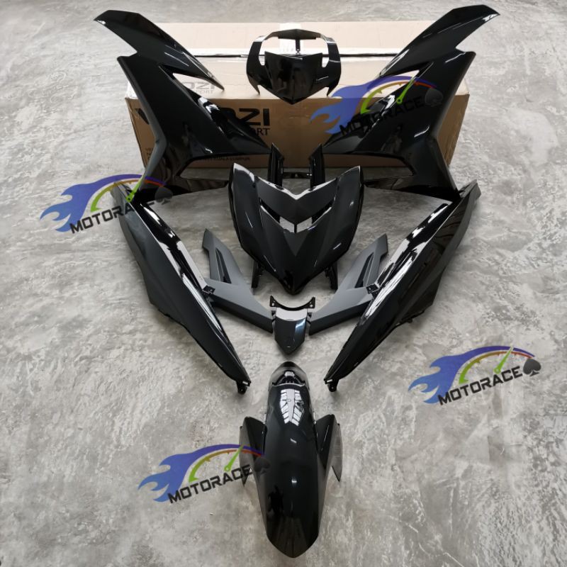 Velozi Racing Full Body Cover Set Metallic Black Yamaha Y Zr V V