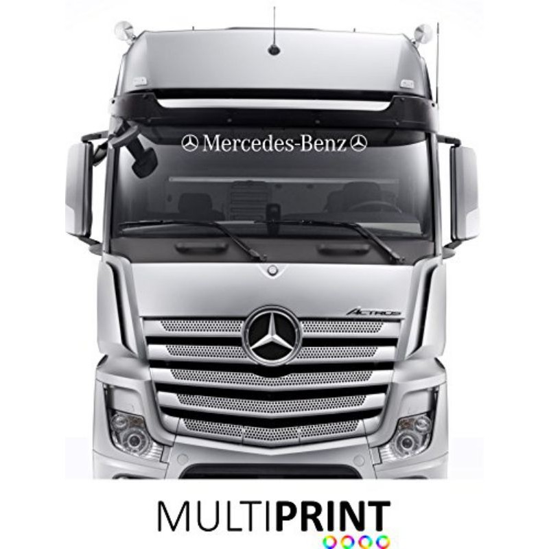 Mercedes Benz Lorry Truck Windscreen Sticker Decal Cab Window Glass Actros Shopee Malaysia