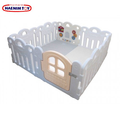 Haenim Korea Baby Play Yard Petit 8 Panels White Foldable Play