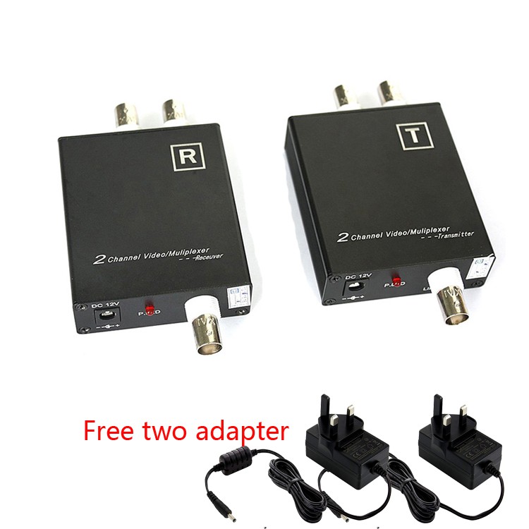 Cctv Camera 2ch 3ch 4ch Coaxial Cable Video Signal Multiplexer Adder