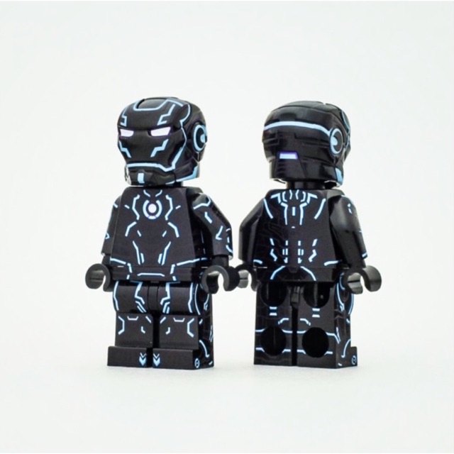 lego iron man black