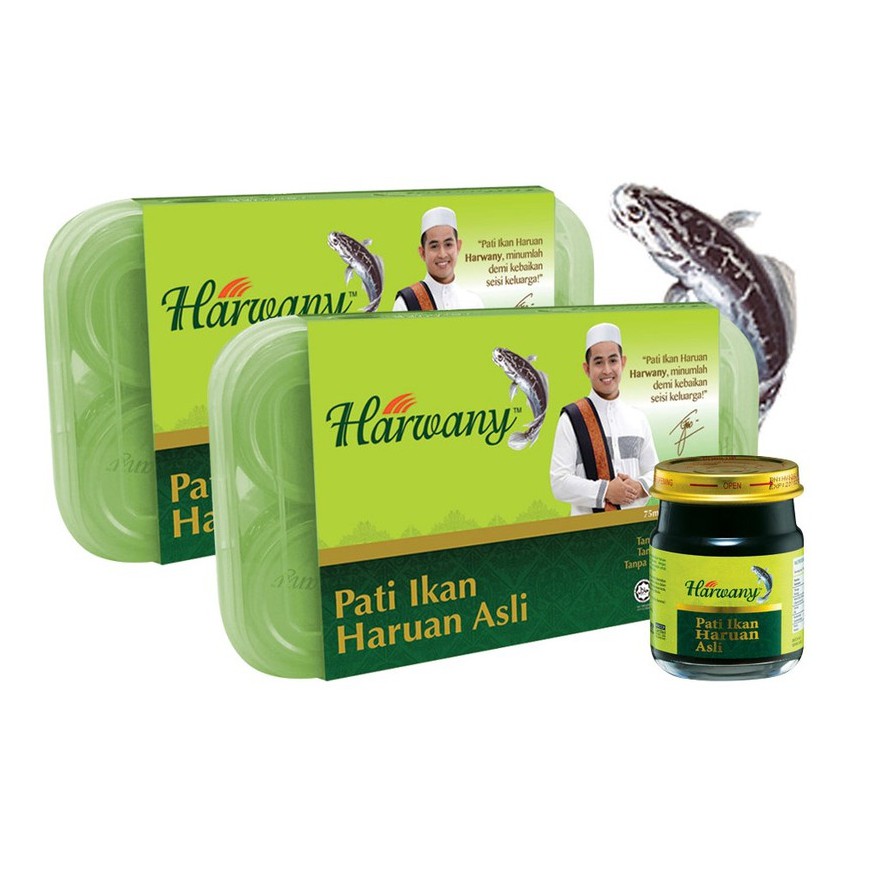 Harwany Pati Ikan Haruan Asli 75mlx6 1botol Exp 12 2023 Shopee Malaysia