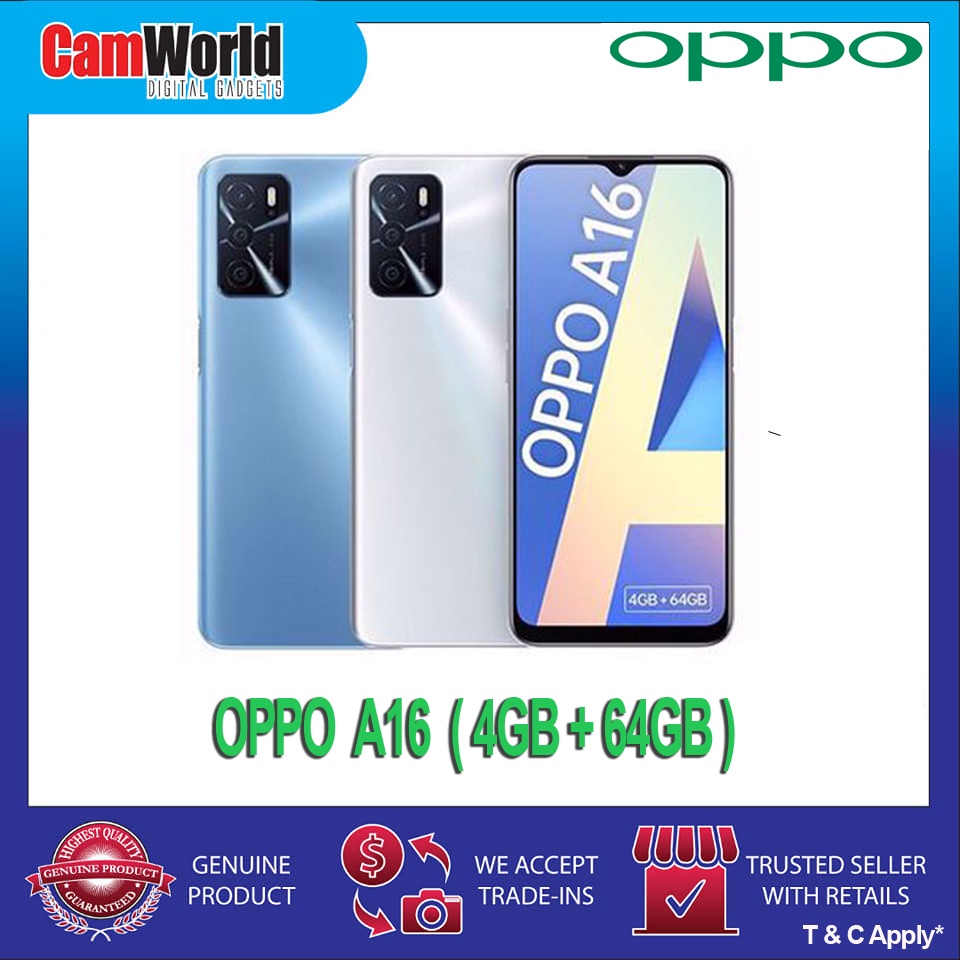 OPPO A16 ( 4GB+64GB ) | Shopee Malaysia