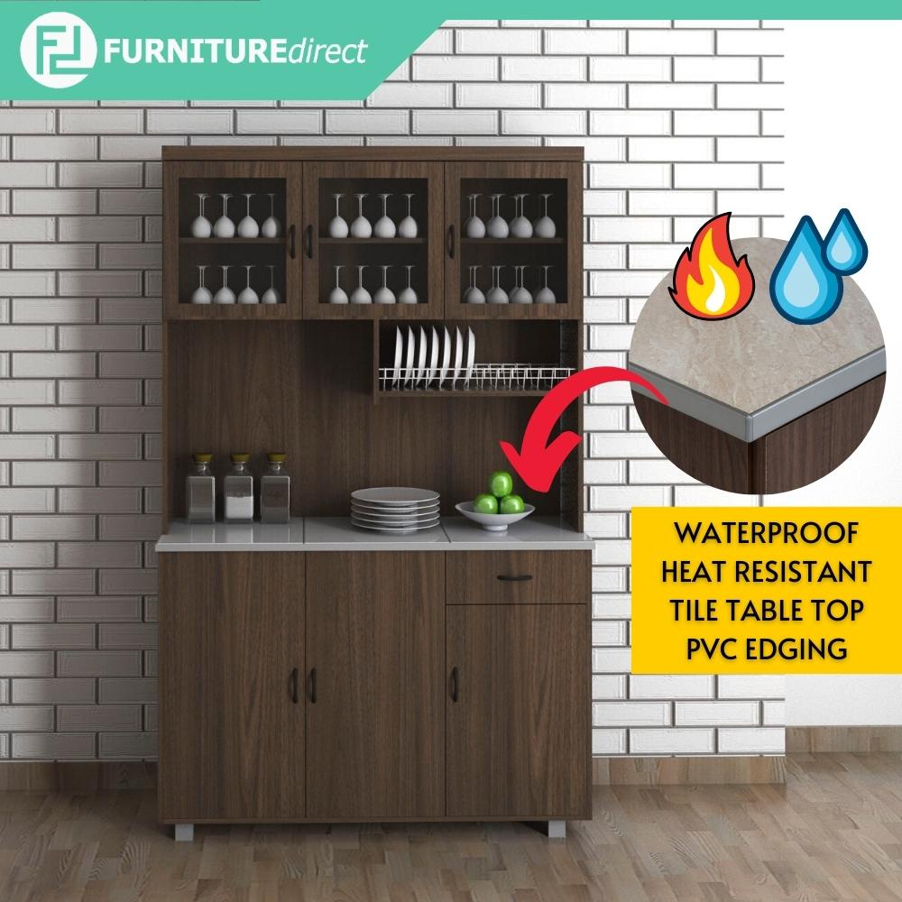 Furniture Direct FREY 120CM Tile Mosaic Top Kitchen dapur Kitchen