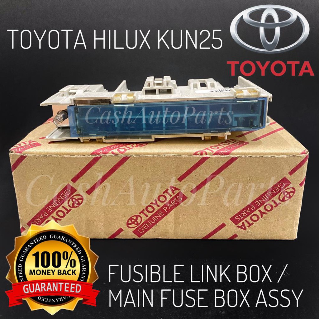 ORIGINAL TOYOTA HILUX KUN25 MAIN FUSE BOX ASSY READY STOCK FUSIBLE LINK