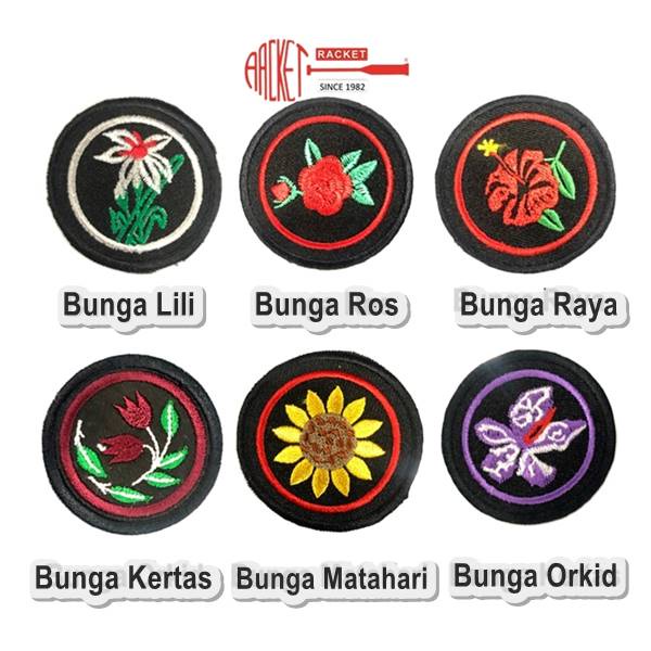 Girl Guide Flower Badges Or Lencana Bunga Pandu Puteri Sekolah Menengah ...