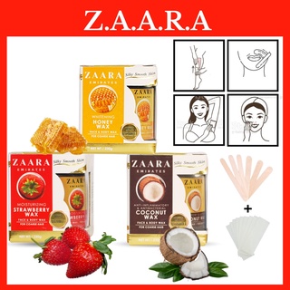 (Ready Stock) Zaara Wax (230g) Removal Cold Wax   (230ml)+Free Shipping+ Free Gift+Strawberry/Honey/Coconut