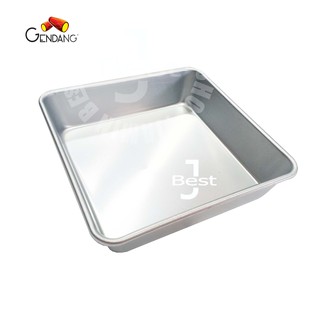 Aluminium (15.0 X 15.0 X 5.0 cm) Square Cake Mould Acuan 