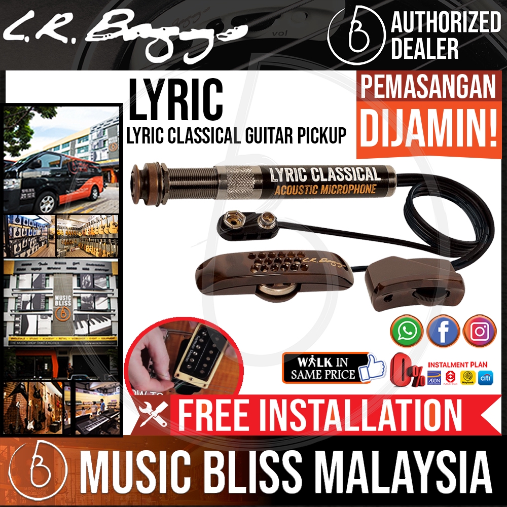Lr Baggs Lyric Classical Guitar Pickup Crazy Sales Promotion Shopee Malaysia