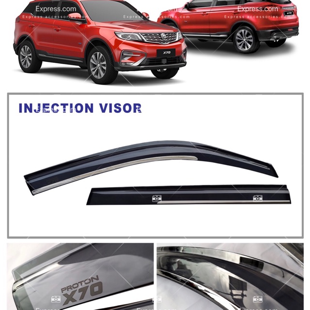 x70 door visor