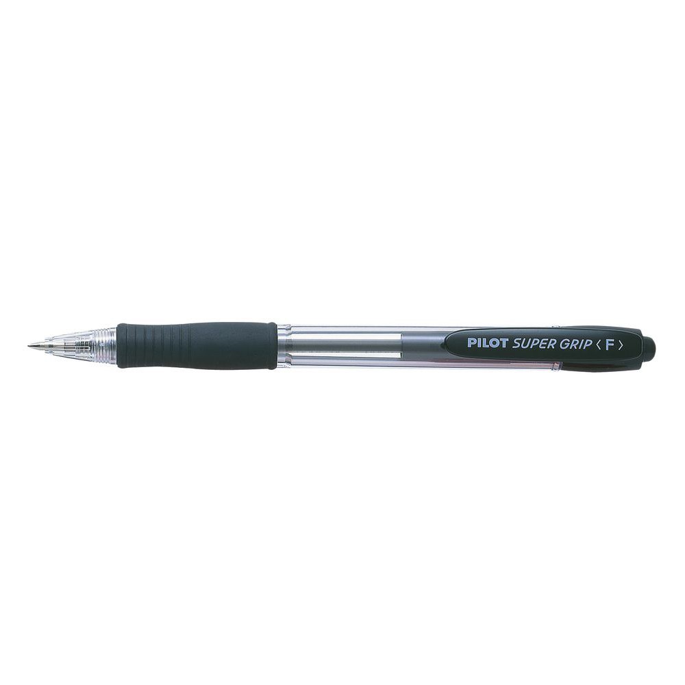 Pilot BPGP-10R Fine Super Grip Ball Pen 0.7mm - Black | Shopee Malaysia