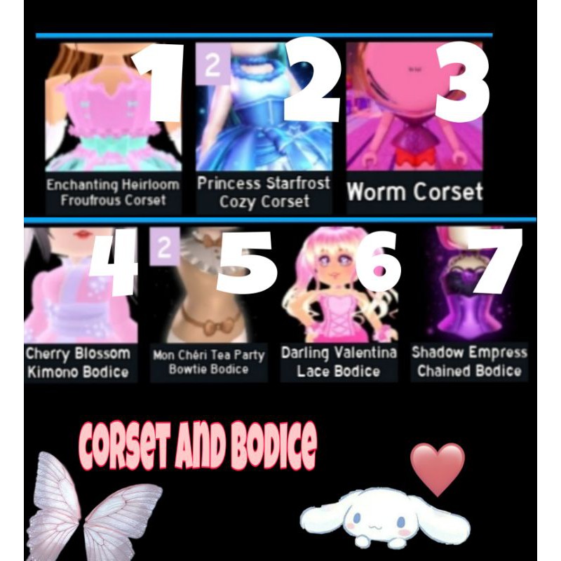 Corset And Bodice Royale High Shopee Malaysia