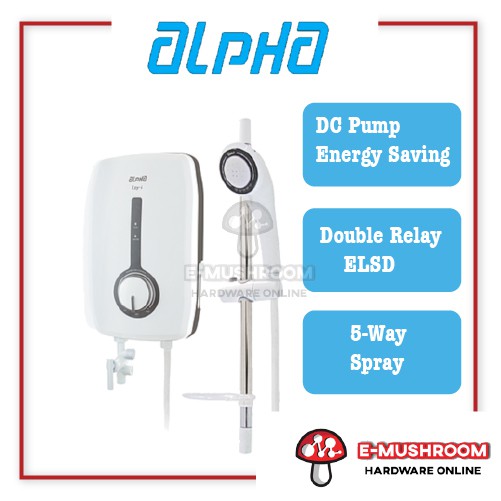 Alpha EzyI Water Heater With DC Pump Shopee Malaysia