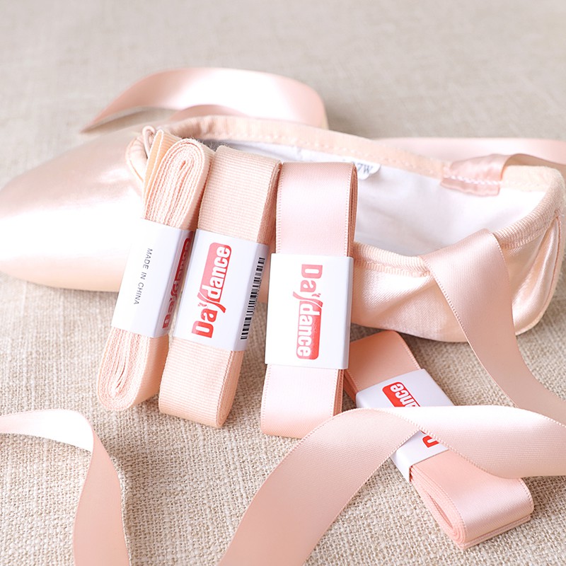 Ballet Pointe Shoes Ribbons Satin Canvas Bandage Shoes Accessories for
