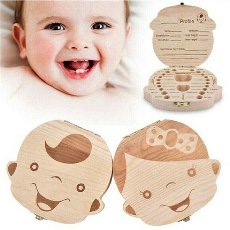 baby's first tooth keepsake box