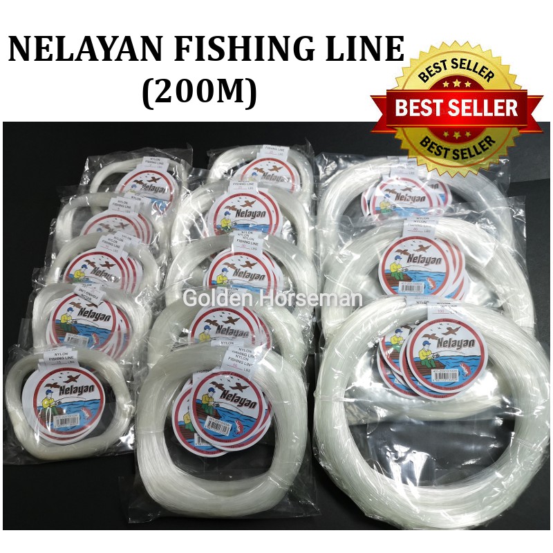 Nelayan Fishing Line 200M / Tali Tangsi Nylon