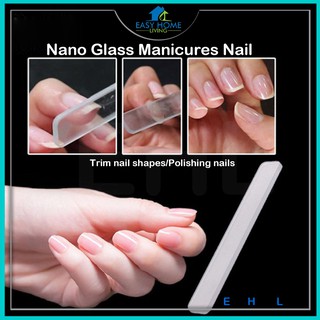 EHL Nano Glass Nail Shiner Nail Buffer Pengilat Kuku Kaca Kilat Kuku Pengasah Kuku Quitic Nail Art Polish Polisher Tools