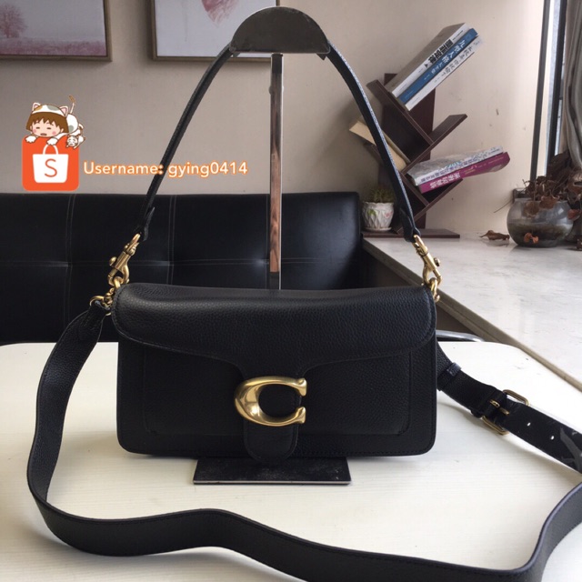 Coach Tabby Shoulder Bag 26 Women Black Leather Beg Sling Crossbody Hand  f73995 | Shopee Malaysia