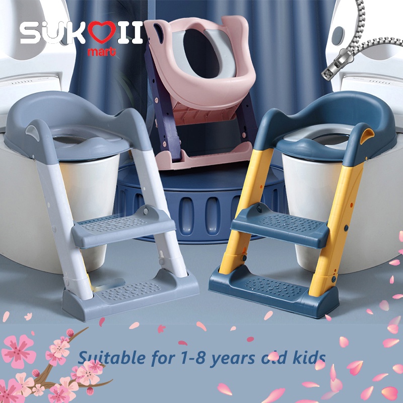 SKOI Kids Potty Baby Toddler Toilet Trainer Safety Seat With Adjustable ...