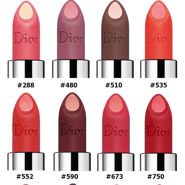 dior double rouge swatches