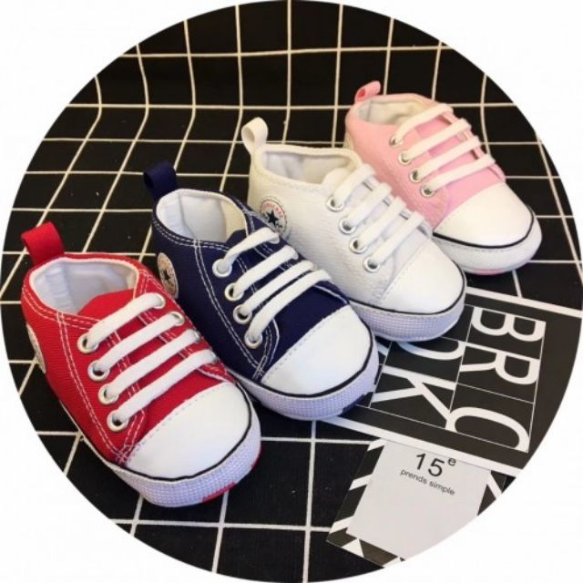 converse prewalker baby shoes