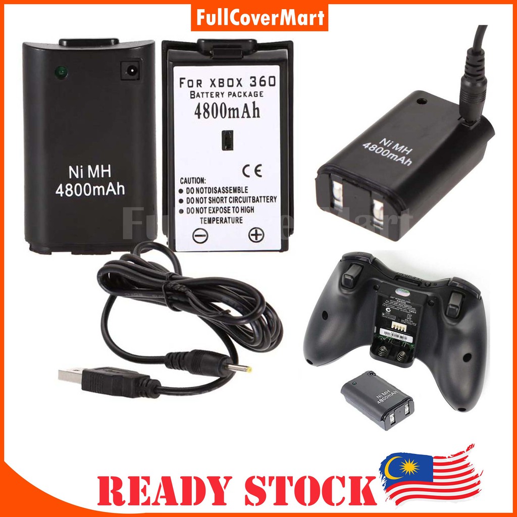 Xbox360 Rechargeable Battery Xbox 360 Controller Shopee Malaysia