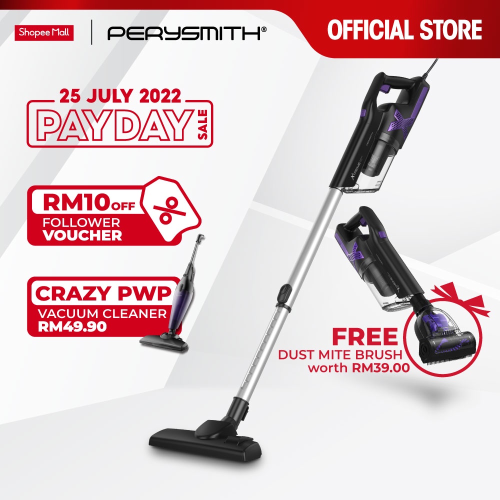 PerySmith Handheld Vacuum Cleaner Xtreme Series X10 (1000W) Shopee Malaysia