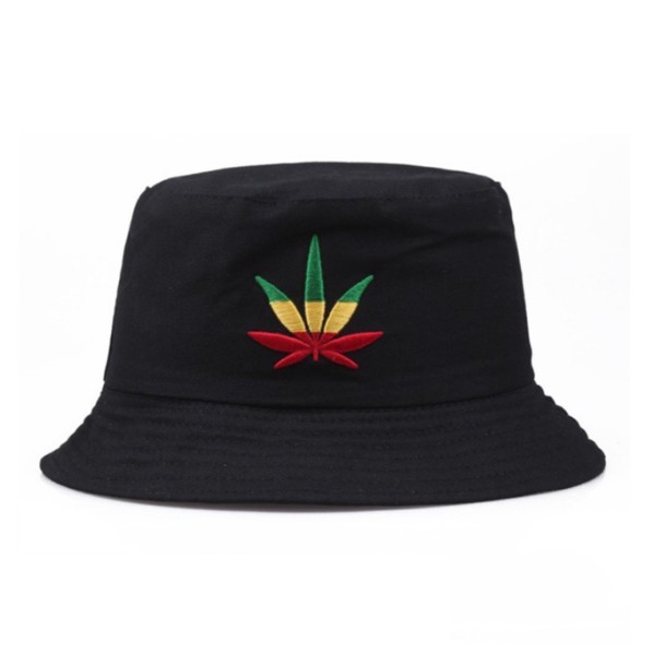 black pyramid bucket hat