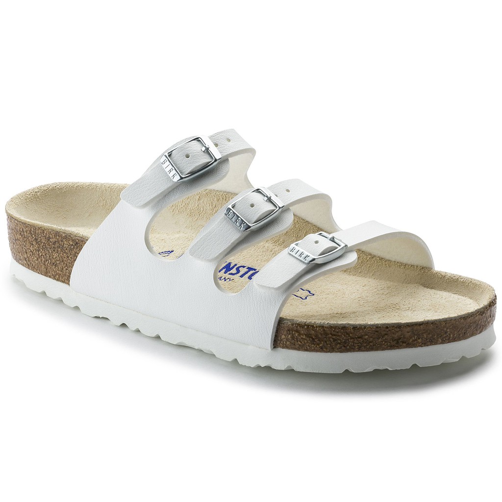 white foam birkenstocks