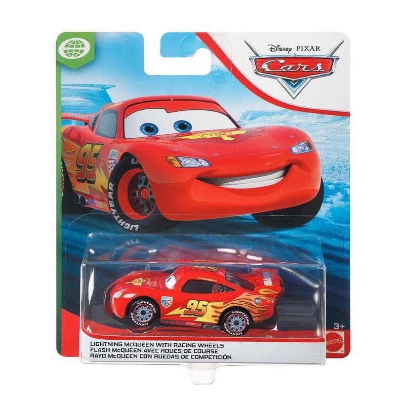 DISNEY CARS DIECAST "Lightning McQueen With Racing Wheels" Combined Postage 