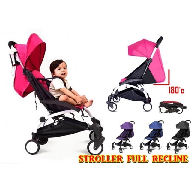 lightweight stroller with full recline