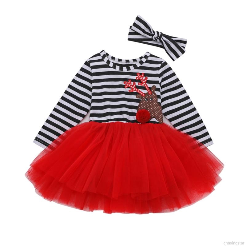 long sleeve baby girl christmas dresses